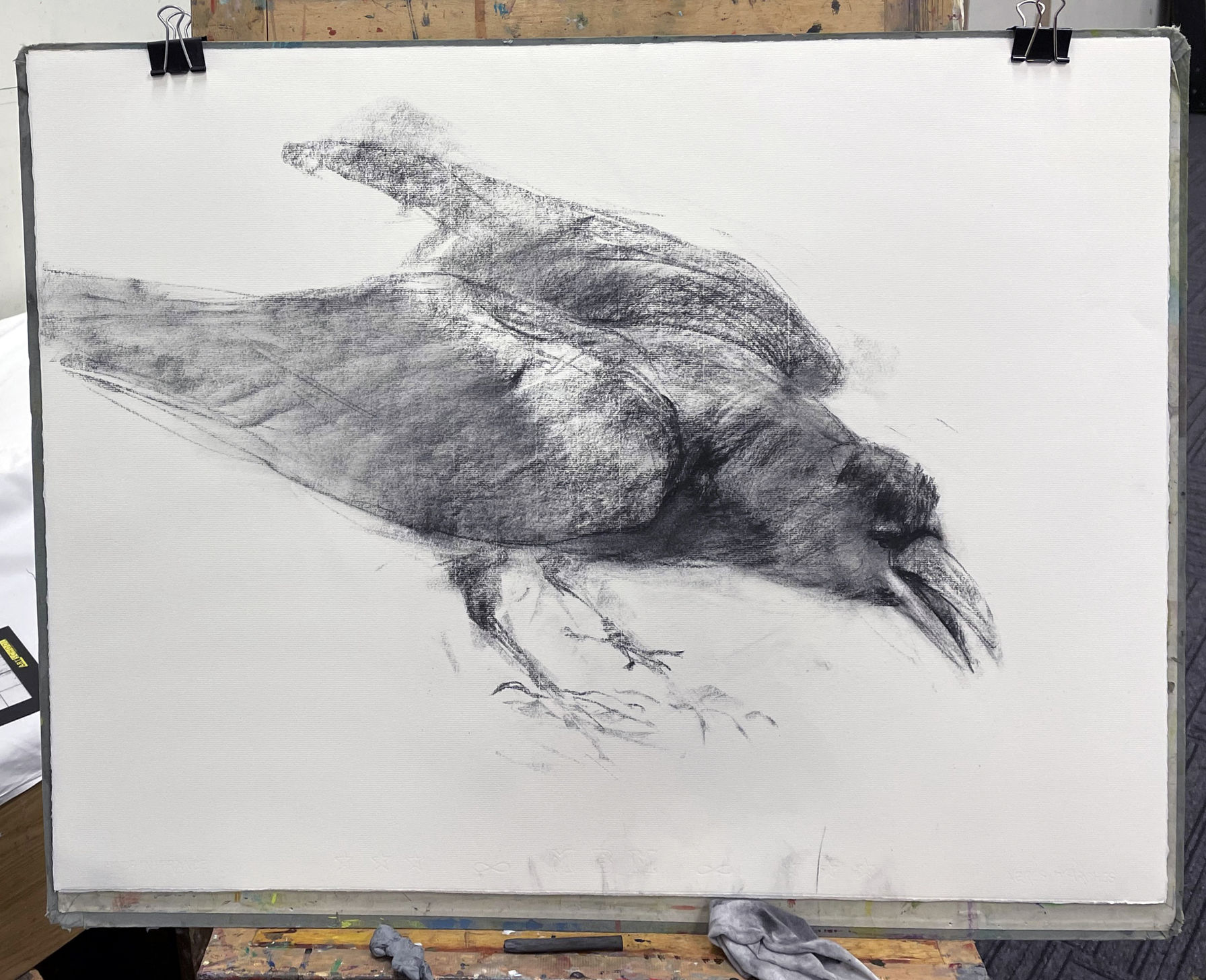 上野の森美術館 - アートスクール - アトリ絵ブログ - 2021年後期単発