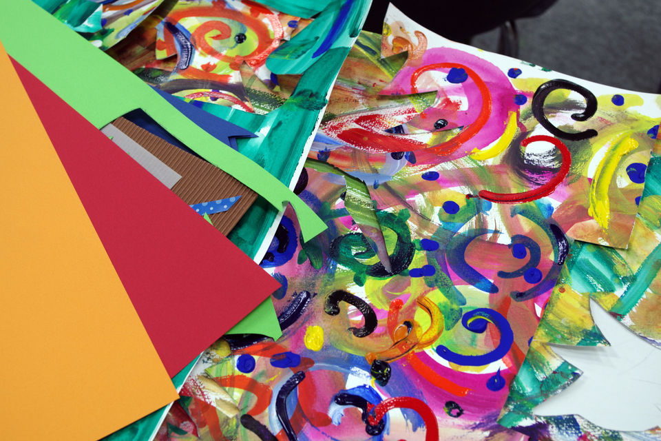 上野の森美術館 - アートスクール - アトリ絵ブログ - 【講座の様子