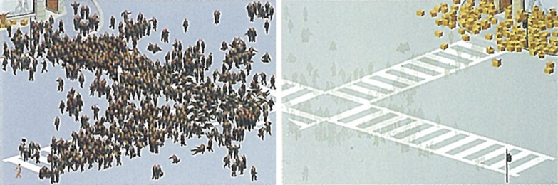 「ジオラマ（スクランブル）a」「 ジオラマ（スクランブル）b」